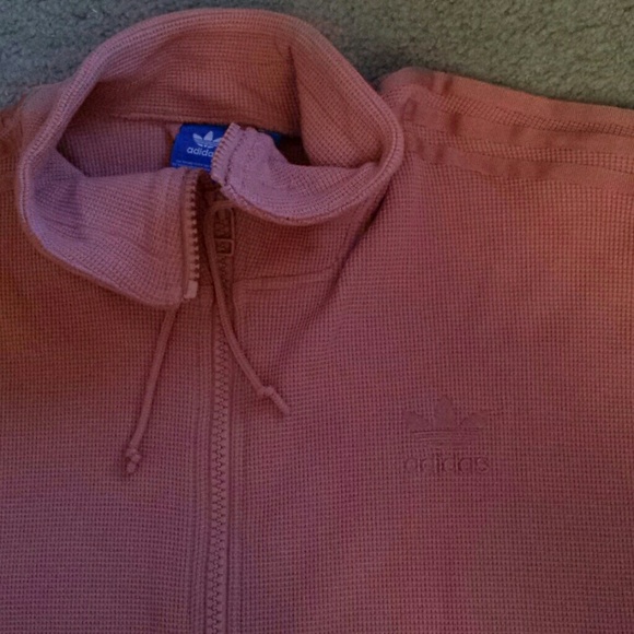 Adidas Tubular Raw Pink Track Top Jacket - Picture 3 of 8